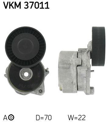 Polea tensora, correa auxiliar servicios SKF ref. VKM 37011